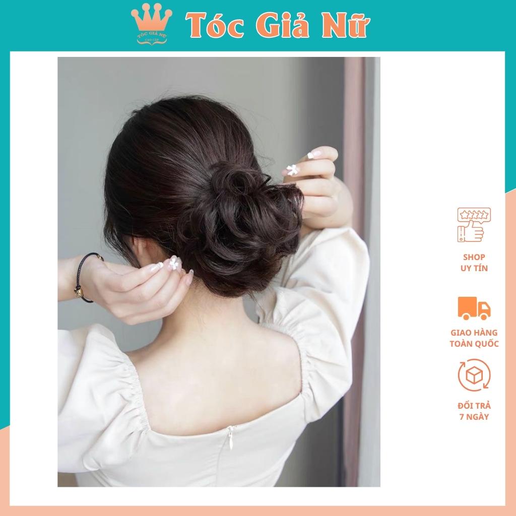 Tóc giả búi xoăn / Free ship 99k / búi rối đẹp