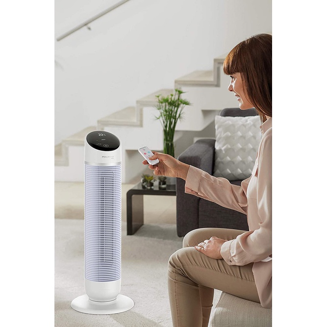 Quạt Tháp  Rowenta Silent Comfort 3 in 1 HQ8120 2 chế độ sưởi ấm, làm mát kết hợp lọc không khí