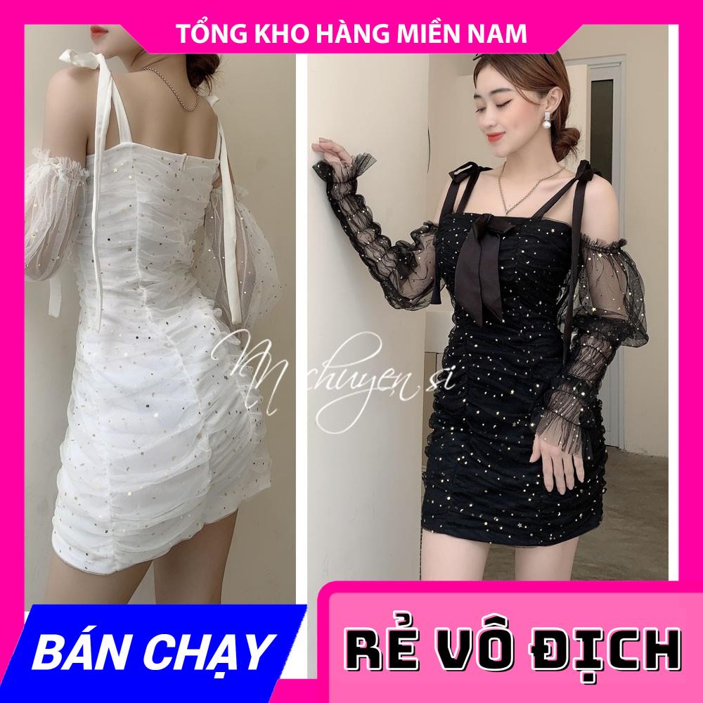 ĐẦM BODY PHỐI TAY LƯỚI CỰC XINH TS120 ⚡HÀNG ĐẸP⚡ẢNH THẬT⚡ ĐẦM NỮ ĐI TIỆC ⚡ ĐẦM BODY NỮ