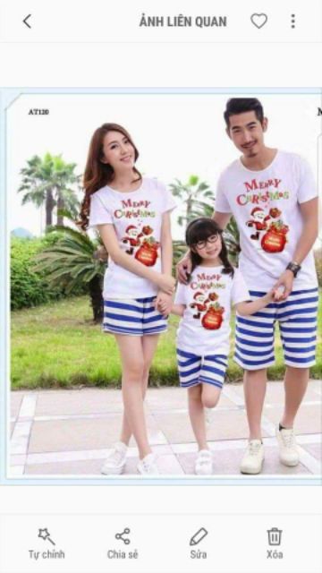 Quần gia đình đi biển- quần gia đình 3 người -quần gia đình màu xanh bích chất đẹp