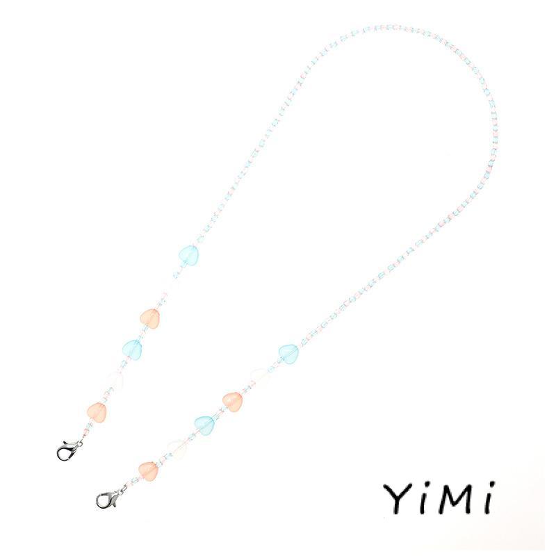 Phụ Kiện Dây Đeo Khẩu Trang Đa Năng Chống Thất Lạc Họa Tiết Dâu Tây Xinh Xắn Cho Bé