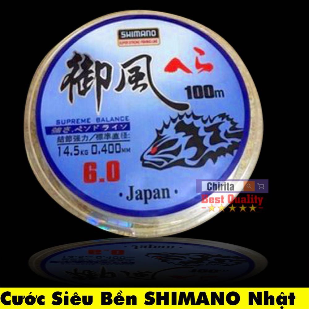 Dây Cước Câu Cá SHIMANO Nhật Bản 100m - Cước Câu Cá Siêu Bền (CÓ LỰA SIZE)