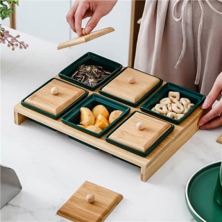 (Order) Khay đựng mứt tết phong cách Nhật