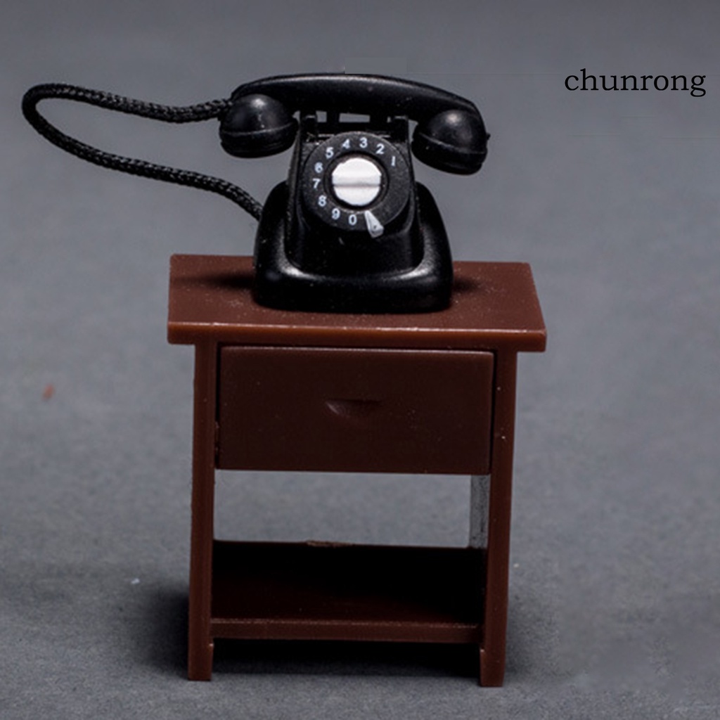 Cr-sewing Mô Hình Máy Phát TV Mini Trang Trí Nhà Búp Bê