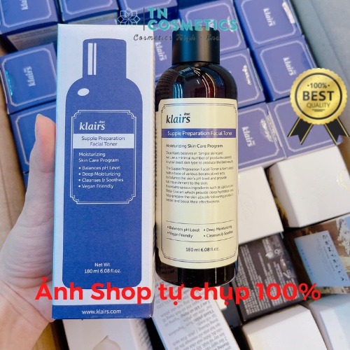 Nước Hoa Hồng Klairs Supple Preparation Toner 180ml TN492