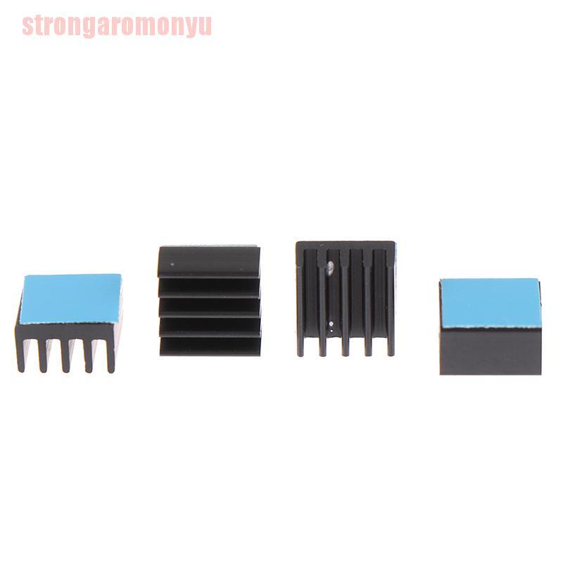 Set 10 Tấm Nhôm Tản Nhiệt 8.8x8.8x5mm Kèm Băng Keo Dán Tiện Dụng