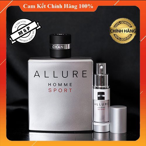 Chính Hãng] Nước Hoa Nam Mini 𝗔𝗟𝗟𝗨𝗥𝗘 𝗛𝗢𝗠𝗠𝗘 𝗦𝗣𝗢𝗥𝗧 𝗘𝗗𝗧_Hương Thơm Tươi Mát Cho Ngày Hè