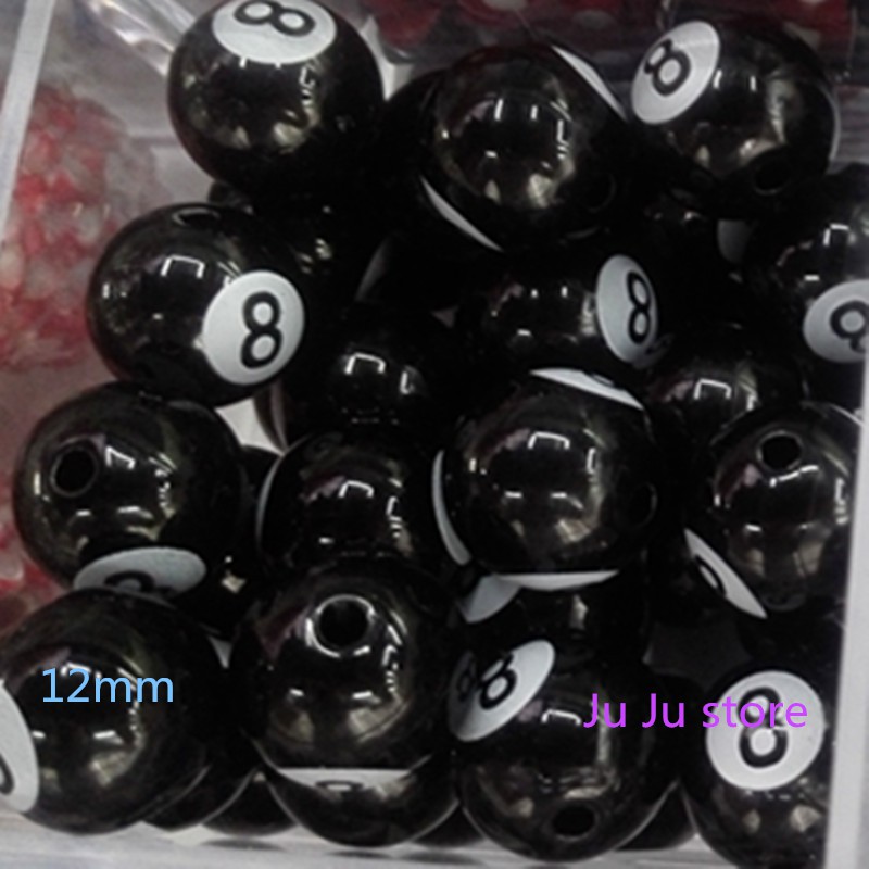 Thời Trang Set 20 Hạt Xâu Chuỗi acrylic 8 Lỗ 12mm Dùng Làm Trang Sức Thủ Công y12599