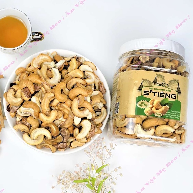 500Gr Hạt Điều Rang Muối STiêng Loại Bể Vở Còn Vỏ