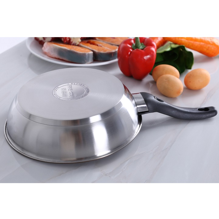 Chảo inox chống dính 3 đáy 20cm Fivestar CKD20-3DI