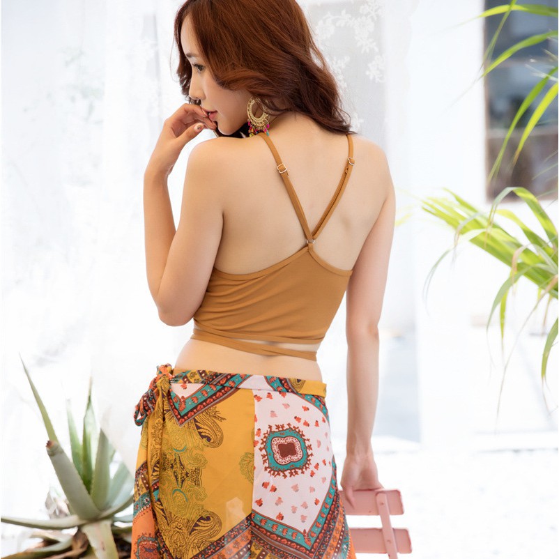 Bộ Đồ Bơi Ba Mảnh Thời Trang Mùa Xuân Hàn Quốc Quyến Rũ Cho Nữ 2021 | BigBuy360 - bigbuy360.vn