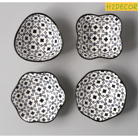 Bát chấm, chén chấm chén gia vị nhiều hoạ tiết phong cách Nhật - H2DECOR