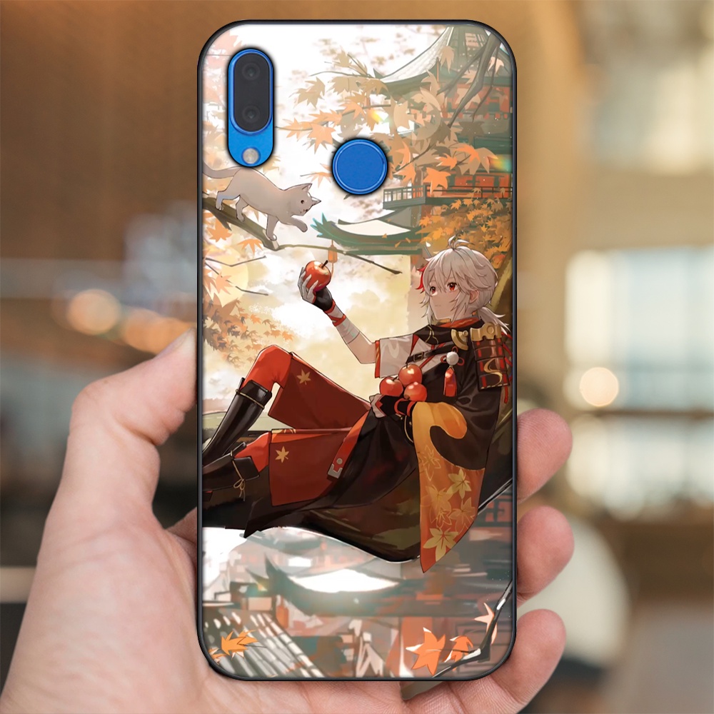 Ốp lưng Huawei Nova 3, Nova 3i, Nova 3e, P20 Lite viền đen in hình Kazuha Genshin Impact