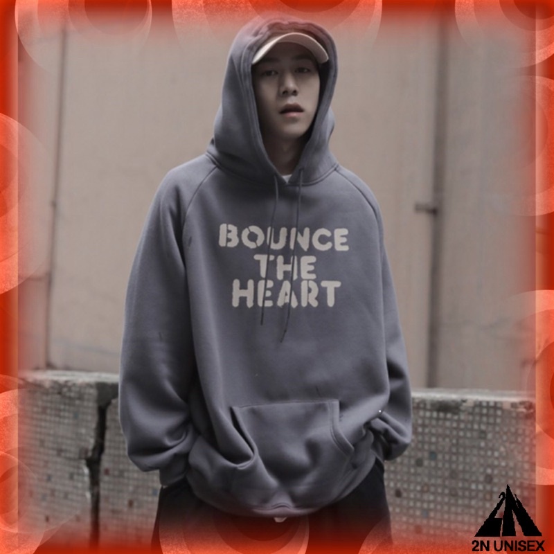 Áo khoác nỉ bông cotton dày mịn - hoodie form rộng unisex Bounce - 2N Unisex