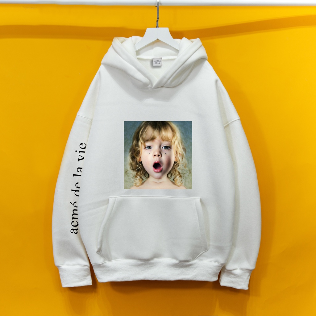Áo nỉ Hoodie ADLV BÉ NGẠC NHIÊN Hogoto shop , Áo hoodie nam nữ nỉ bông cotton