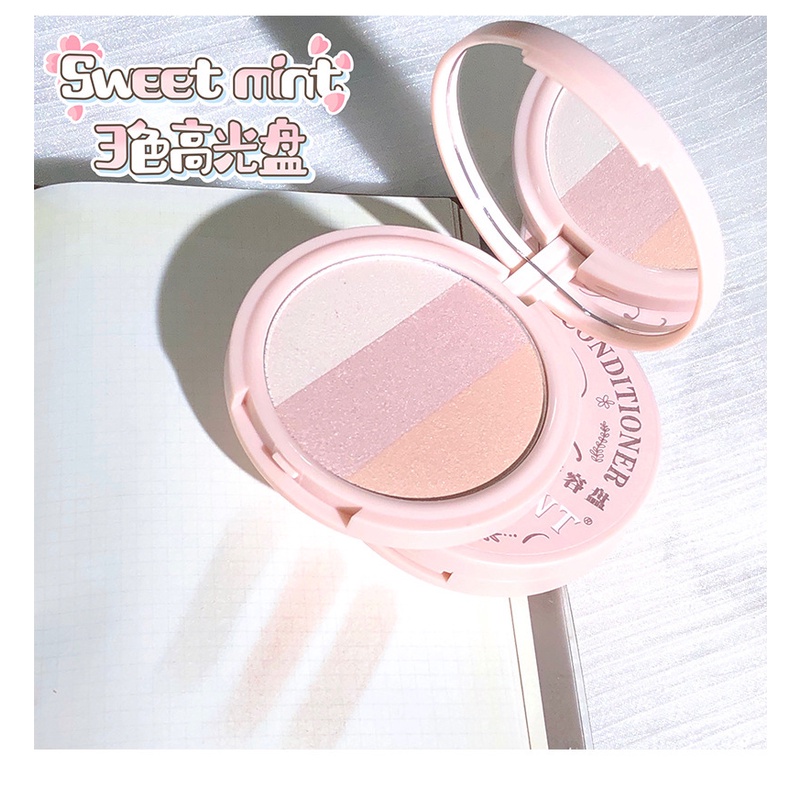 Bảng Phấn Bắt Sáng / Má Hồng / Tạo Khối Màu Lì / Lấp Lánh Đa Năng