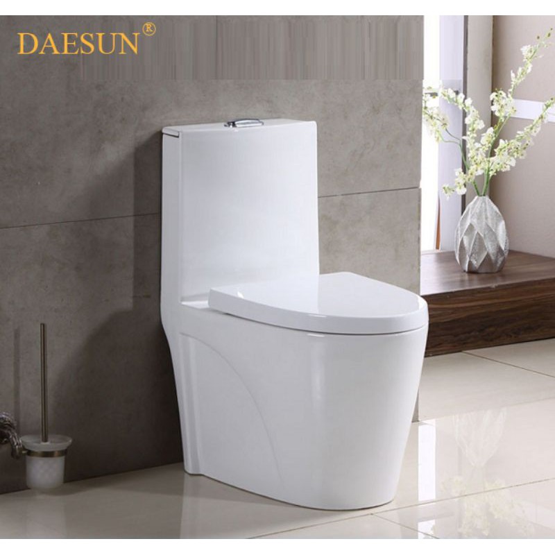 Bồn cầu nguyên khối cao Enter 900 men Nano cao cấp