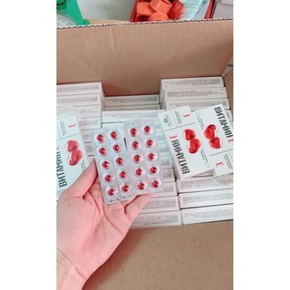 Vitamin E đỏ Nga Meligen Hộp 20viên