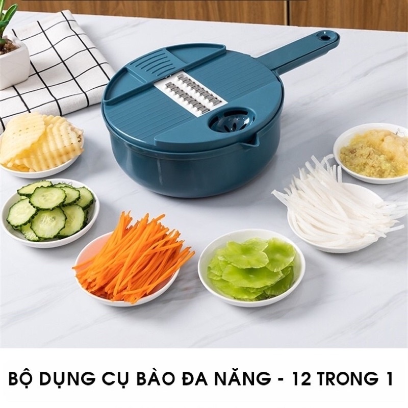 ⚡SIÊU SALE, BỘ 12 MÓN⚡ Bộ Dụng Cụ Gọt Rau Củ 12 Món Đa Năng, Siêu Tiện Dụng, Không Lo Đứt tay