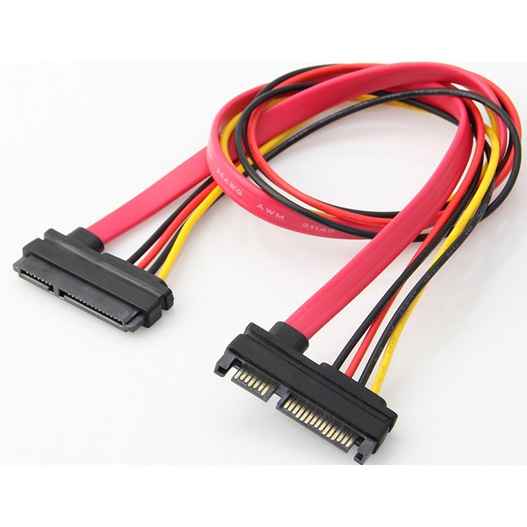 Cáp Mở Rộng 50cm Sata 22pin (7 + 15) Male Sang Female