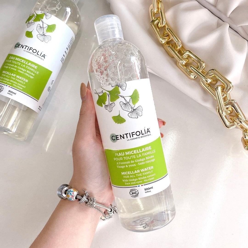 Nước Tẩy Trang Rau Má Centifolia Micellar Water Làm Sạch Sâu, Cấp Ẩm Dịu Da - Chai 500ml | BigBuy360 - bigbuy360.vn