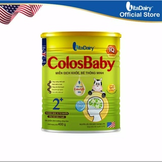 Sữa bột colosbaby iq gold 2+ 400g/lon