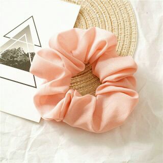 Dây cột tóc co giãn scrunchies vải chiffon cá tính