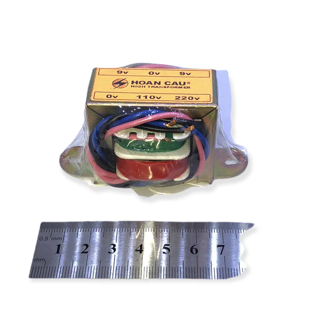 Biến Áp Đối Xứng 9V-9V