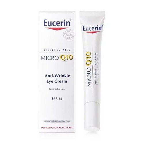 EUCERIN Kem Dưỡng Ngăn Ngừa Nếp Nhăn Vùng Mắt Eucerin Q10 Active Anti-Wrinkle Eye Cream 15ml