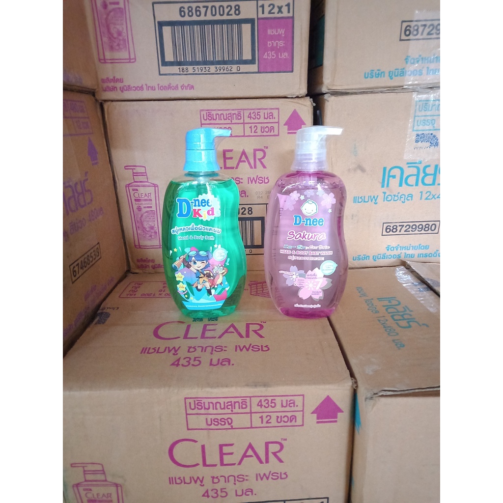 Sữa tắm gội toàn thân cho bé Dnee Thái Lan 380ml - 400ml (D-nee Sakura )