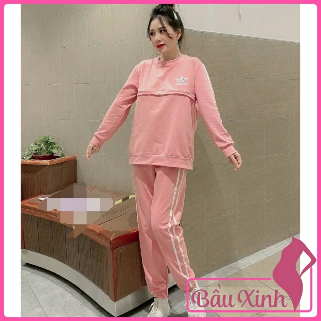 Bộ đồ bầu và sau sinh mùa đông dáng thể thao