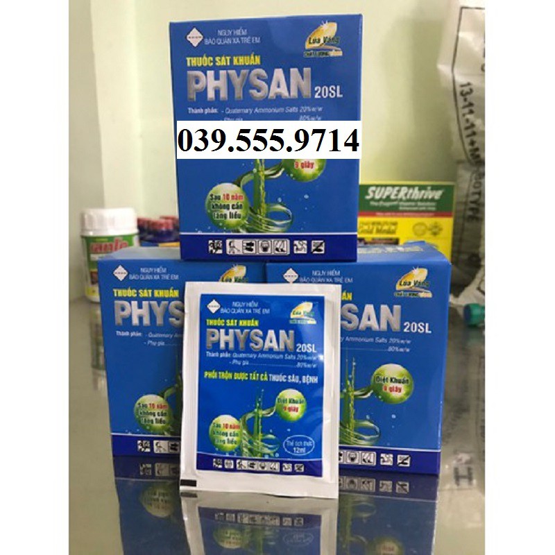 PHYSAN 12ml ( gói 12ml) - trừ nấm, thối nhũn trên cây