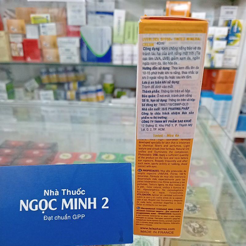 ✅ [Chính Hãng] Kem Chống Nắng Uveblock SPF 50+ Mineral