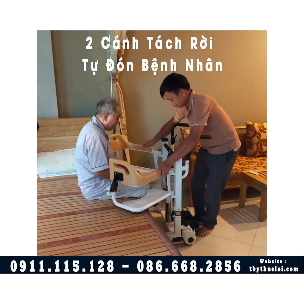 Xe Tự Đón Người Bệnh Không Cần Bế Vác || Đi Tắm,Đi Vệ Sinh Tại Bồn Cầu