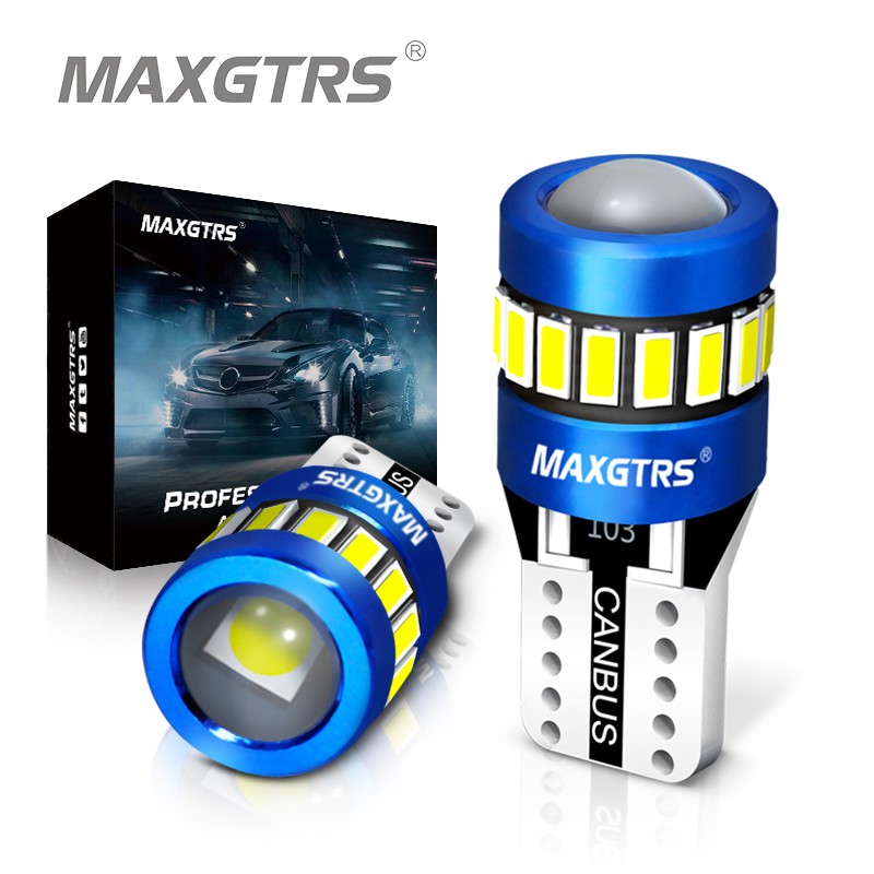 Set 2 Đèn Led MAXGTRS W5W T10 12v Cho Xe Ô Tô Mercedes Audi