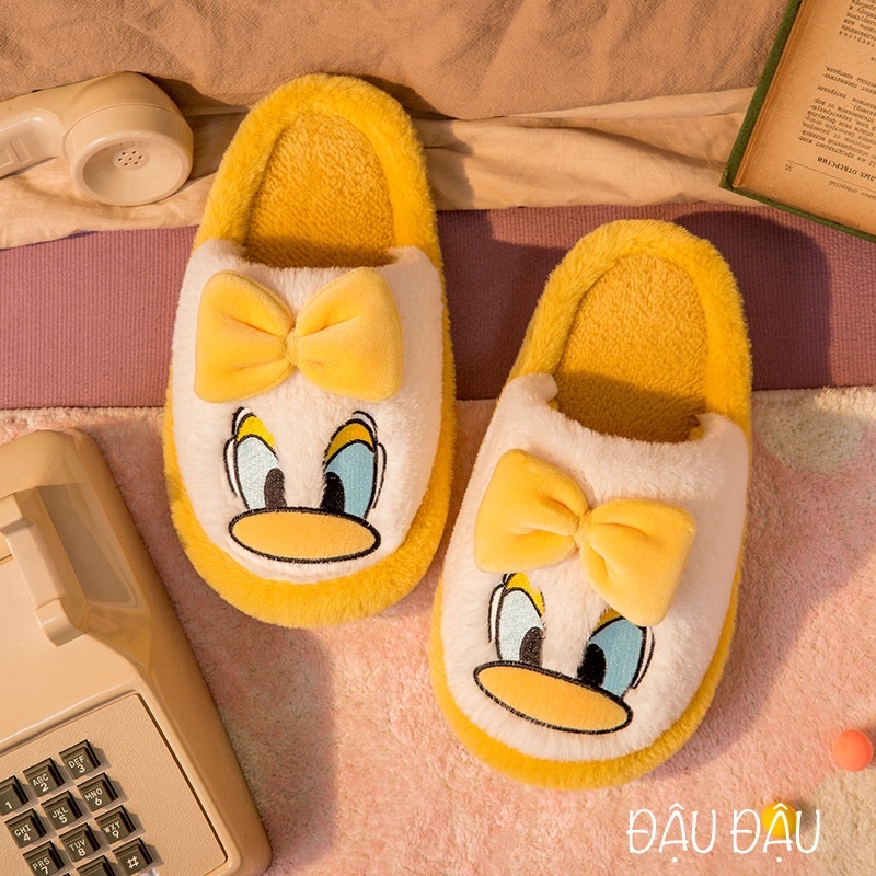 DÉP BÔNG HÌNH CHÚ VỊT SIÊU CUTE
