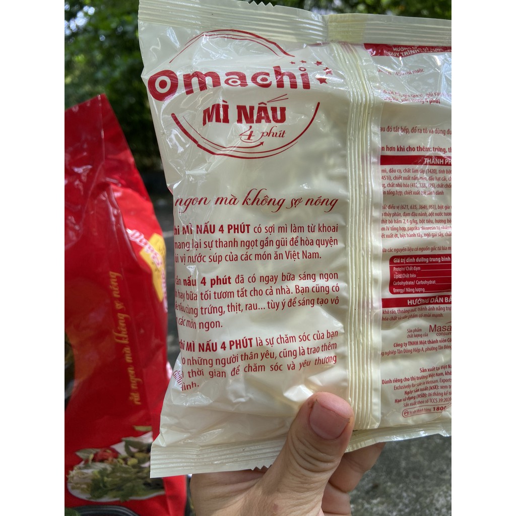 BỊCH 10 GÓI MÌ NẤU 4 PHÚT OMACHI BÒ HẦM 100G | BigBuy360 - bigbuy360.vn
