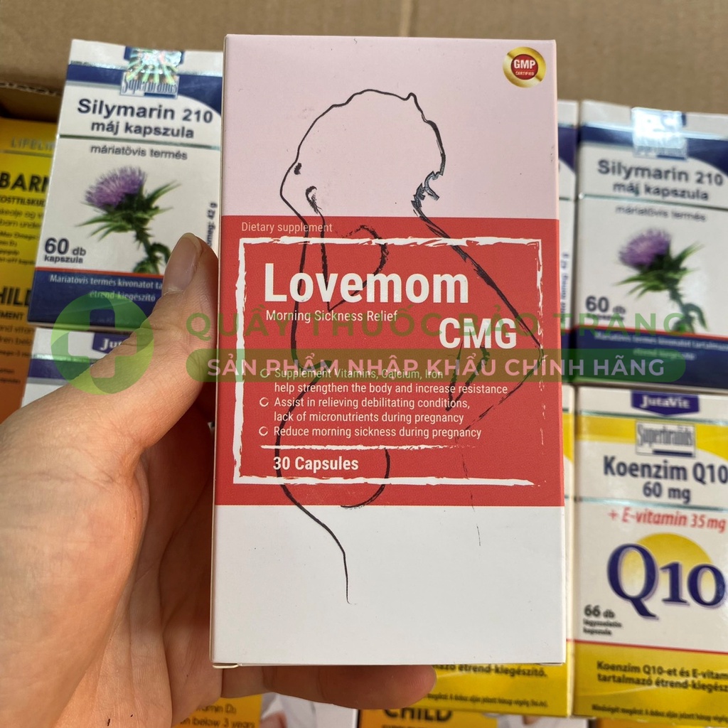 Lovemom CMG - Chống ốm nghén cho bà bầu chính hãng Tây Ban Nha