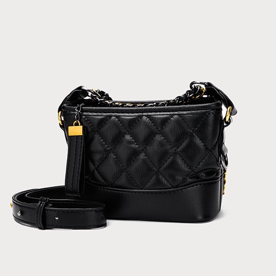 🌸Hàng Order🌸 Túi Xách Nữ CEEKAY Kẻ Lưới Da Trần Khóa Kéo Quai Da Phối Xích Sang Chảnh Nữ Tính 🌸Hàng Quảng Châu