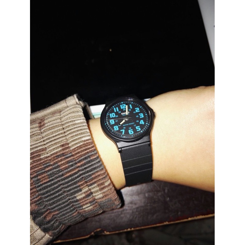 Đồng hồ nữ dây nhựa Casio chính hãng Anh Khuê MQ-71-2BDF