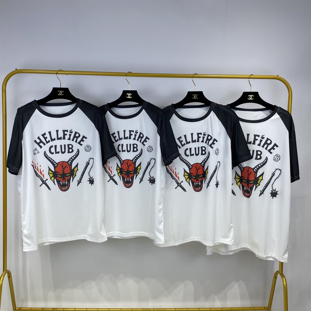 Mới Áo nam Tay Ngắn In Chữ Stranger Things 4 2022