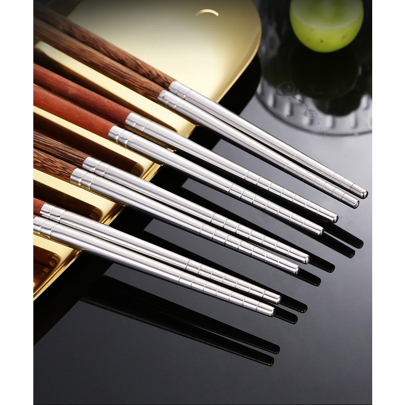 Đôi Đũa Cán Gỗ Phong Cách Trung Hoa Mới Lạ