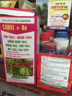 Phân bón lá AC Caboron chống rụng trái non