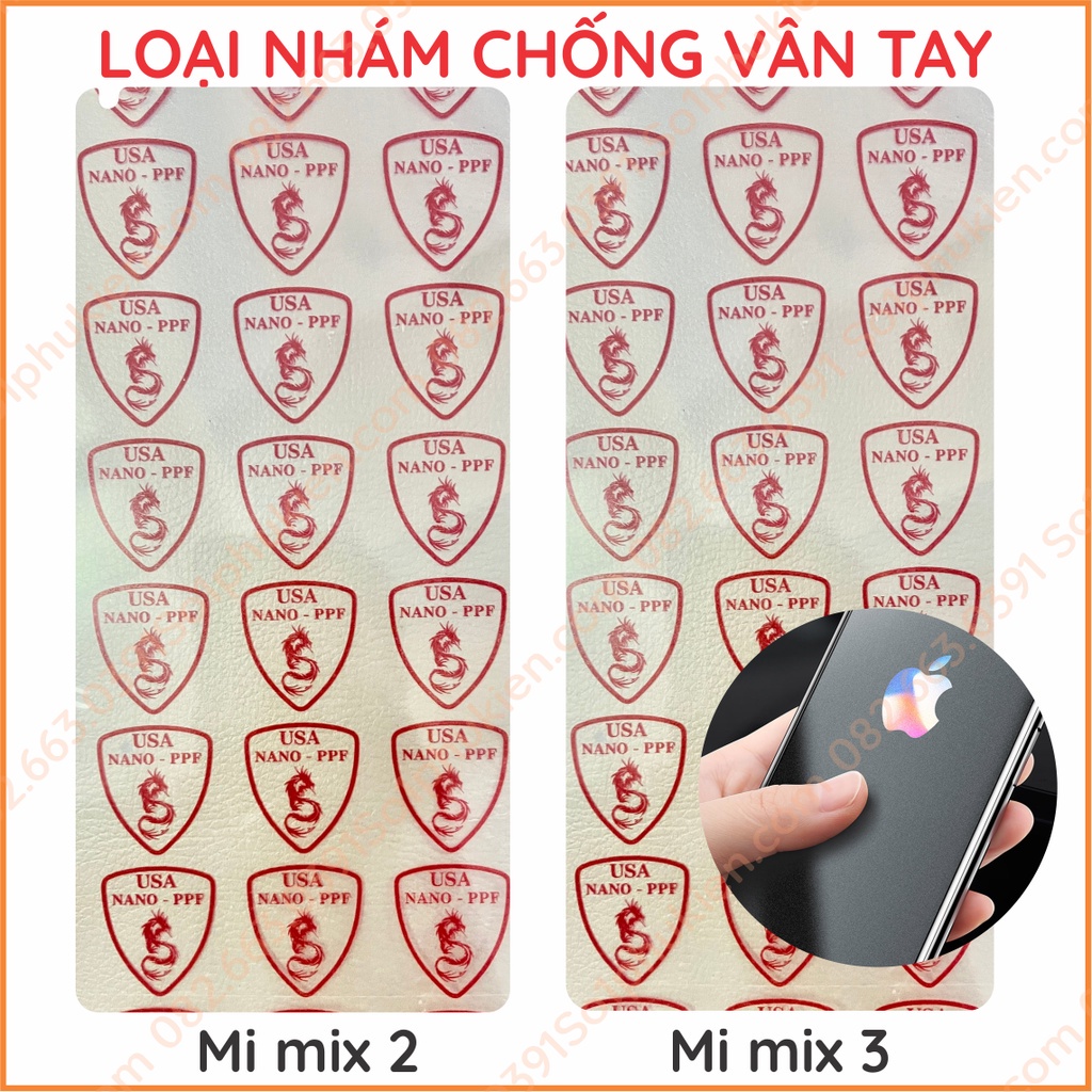 Dán cường lực Xiaomi mi mix 2 , Xiaomi mi mix 3 dẻo nano full màn hình , chuẩn cường lực 9H+