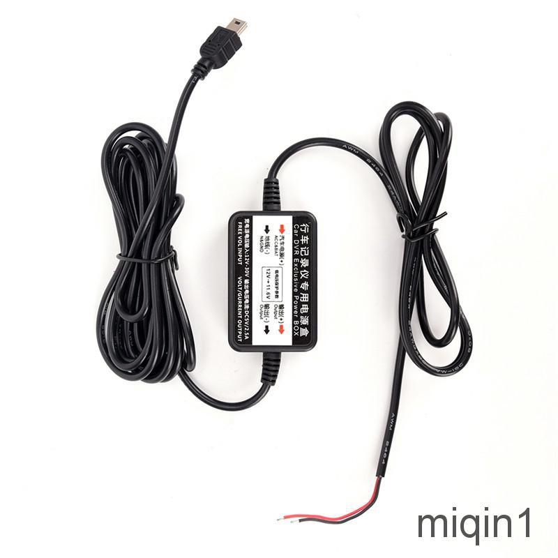 Bộ Chuyển Đổi Nguồn Điện Mq1My Mini Usb / Micro Usb Có Dây Cứng 2.5a Cho Xe Hơi