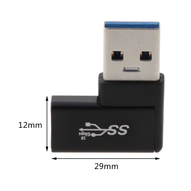 Vivi VIVI 900 90° Bộ Chuyển Đổi USB 3 0 Type C Sang Đầu Cắm USB-C Cho Điện Thoại Thông Minh