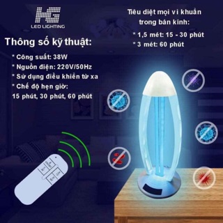 Đèn diệt khuẩn tia cực tím UVC