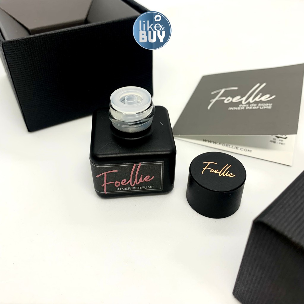 Nước hoa vùng kín Foellie Eau De Bijou màu đen mùi hương thơm lâu 5ml - hàng ngoại Like&Buy
