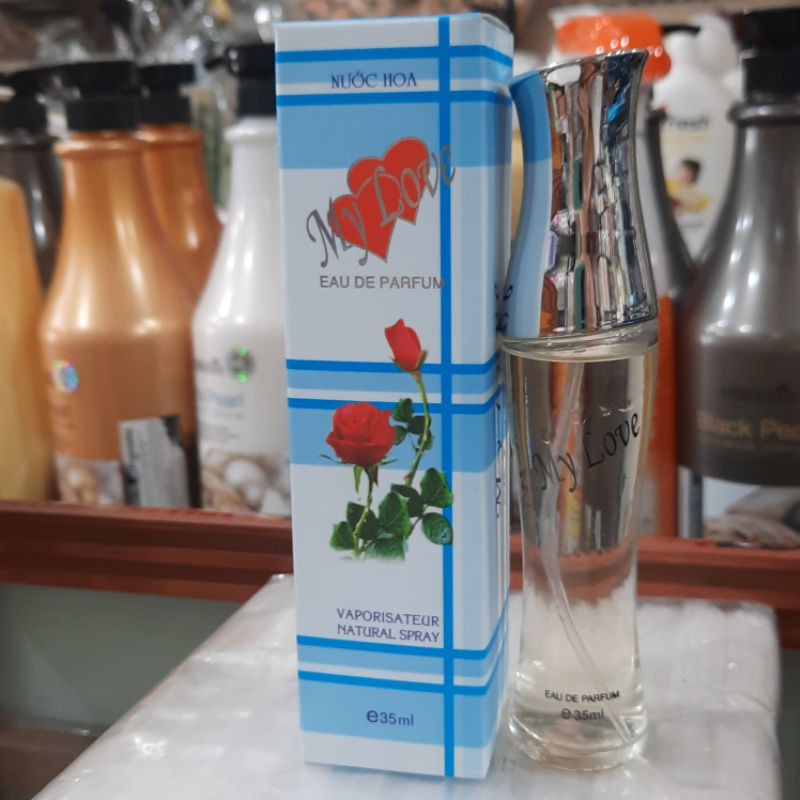 Nước Hoa My Love (màu xanh) Hoa Nhài 35ml