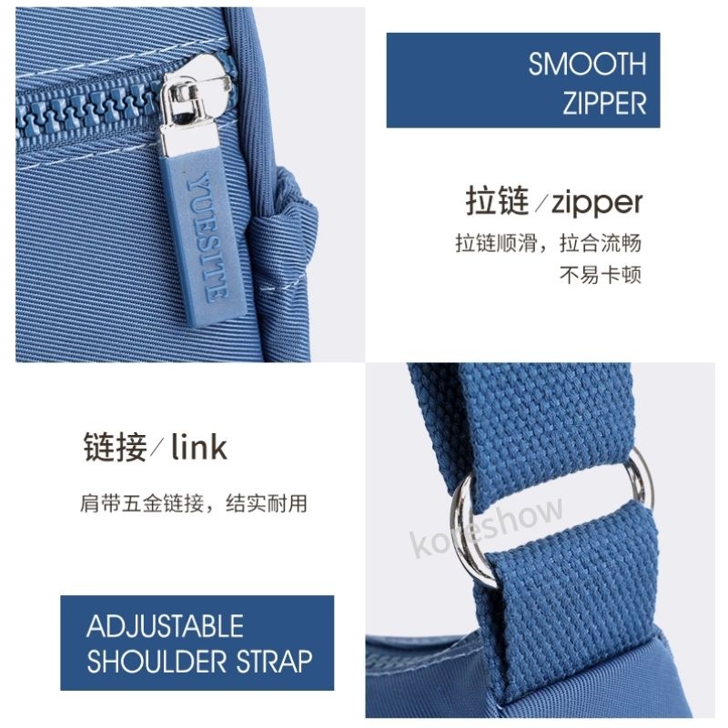 Túi Xách Nữ Túi Đeo Chéo Nylon Chống Nước Thời Trang Hàn Quốc Dành Cho Nữ